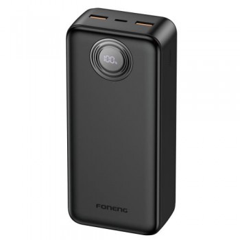 Φορτιστής Ανάγκης Foneng PX103 PD 22.5W 30000mAh με 2 Θύρες USB A & 1 Θύρα USB C Μαύρο