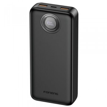 Φορτιστής Ανάγκης Foneng PX102 PD 22.5W 20000mAh με 2 Θύρες USB A & 1 Θύρα USB C Μαύρο