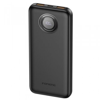 Φορτιστής Ανάγκης Foneng PX101 PD 22.5W 10000mAh με 2 Θύρες USB A & 1 Θύρα USB C Μαύρο