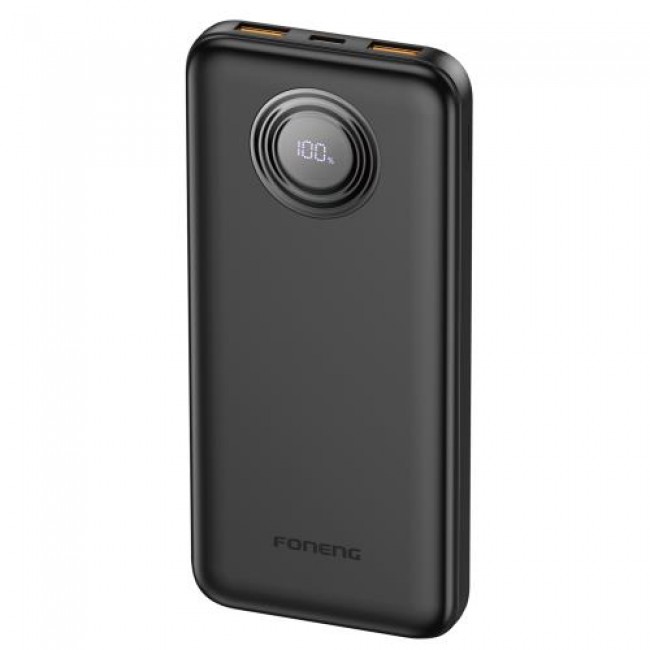 Φορτιστής Ανάγκης Foneng PX101 PD 22.5W 10000mAh με 2 Θύρες USB A & 1 Θύρα USB C Μαύρο Φορτιστής Ανάγκης Foneng PX101 PD 22.5W 10000mAh με 2 Θύρες USB A & 1 Θύρα USB C Μαύρο