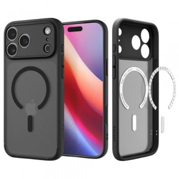 Θήκη TPU & PC Spigen Ultra Hybrid Mag Magsafe Apple iPhone 17 Pro Max Frost Μαύρο Θήκη TPU & PC Spigen Ultra Hybrid Mag Magsafe Apple iPhone 17 Pro Max Frost Μαύρο