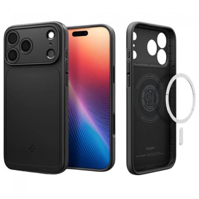 Θήκη TPU Spigen Thin Fit Magsafe Apple iPhone 17 Pro Μαύρο Θήκη TPU Spigen Thin Fit Magsafe Apple iPhone 17 Pro Μαύρο