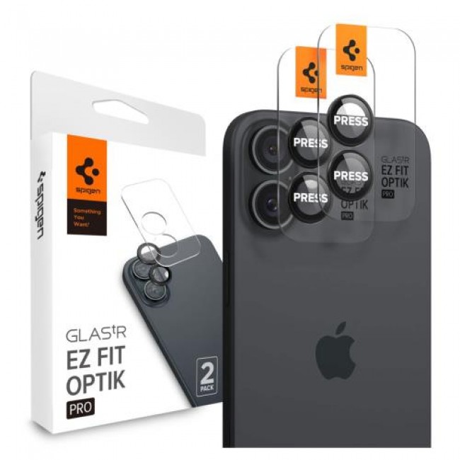 Προστατευτικό Κάλυμμα Κάμερας Spigen Optik.tR EZ-FIT για Τζαμάκι Κάμερας Apple iPhone 16 / 16 Plus/ 17 Black (2 τεμ.) Προστατευτικό Κάλυμμα Κάμερας Spigen Optik.tR EZ-FIT για Τζαμάκι Κάμερας Apple iPhone 16 / 16 Plus/ 17 Black (2 τεμ.)