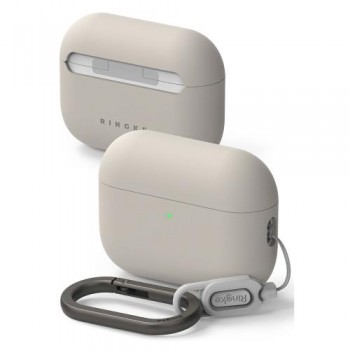 Θήκη Σιλικόνης Ringke Apple AirPods Pro 3 (2025) Stone