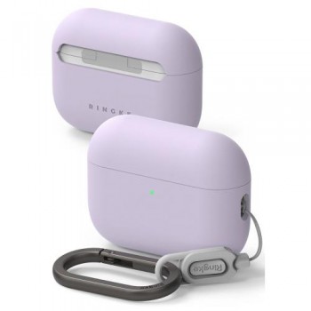 Θήκη Σιλικόνης Ringke Apple AirPods Pro 3 (2025) Ανοιχτό Μωβ