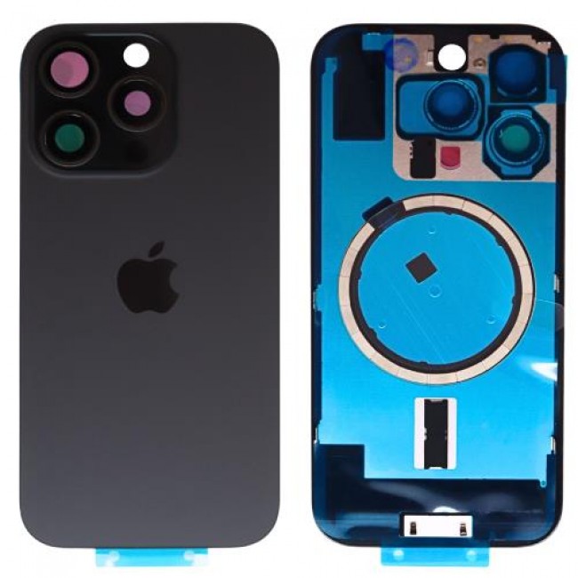 Πίσω Καπάκι με Μαγνήτες Magsafe Apple iPhone 16 Pro Titanium Μαύρο (OEM)