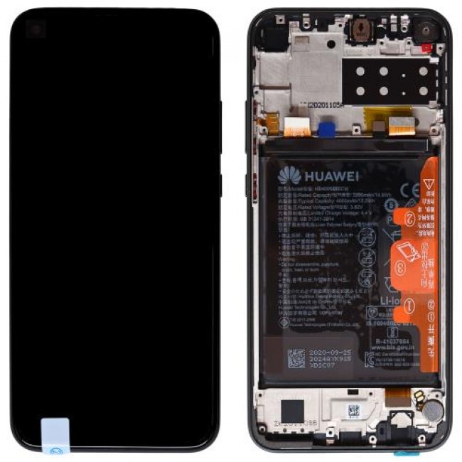 Οθόνη με Touch Screen & Μεσαίο Πλαίσιο Huawei P40 Lite E Μαύρο (Original) Οθόνη με Touch Screen & Μεσαίο Πλαίσιο Huawei P40 Lite E Μαύρο (Original)