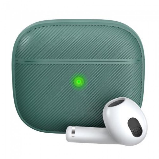 Θήκη Σιλικόνης AhaStyle PT177 Apple AirPods 3 Premium Χακί