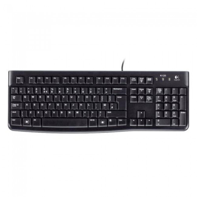 Ενσύρματο Πληκτρολόγιο Logitech K120 Μαύρο Ενσύρματο Πληκτρολόγιο Logitech K120 Μαύρο