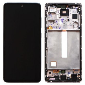 Οθόνη με Touch Screen & Μπροστινή Πρόσοψη Samsung A528B Galaxy A52s 5G Λευκό (Original) Οθόνη με Touch Screen & Μπροστινή Πρόσοψη Samsung A528B Galaxy A52s 5G Λευκό (Original)