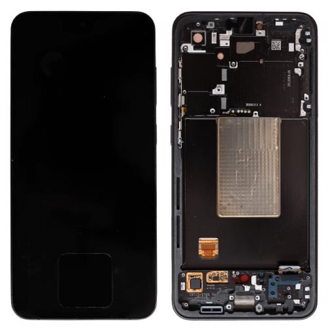 Οθόνη με Touch Screen & Μπροστινή Πρόσοψη Samsung S721B Galaxy S24 FE Μαύρο (Original)