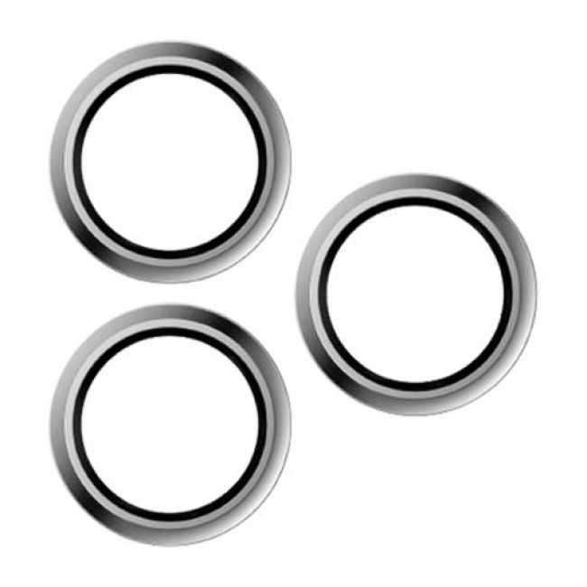 Tempered Glass Full Face Hammer Glass για Τζαμάκι Κάμερας Apple iPhone 15 Pro/ 15 Pro Max Μαύρο