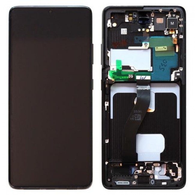 Οθόνη με Touch Screen & Μπροστινή Πρόσοψη Samsung G998B Galaxy S21 Ultra 5G Μαύρο (Original) Οθόνη με Touch Screen & Μπροστινή Πρόσοψη Samsung G998B Galaxy S21 Ultra 5G Μαύρο (Original)