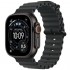 Apple Watch Ultra 3 49mm LTE Black Titanium με Band Ocean Medium Μαύρο