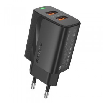 Φορτιστής Ταξιδίου Ταχείας Φόρτισης Foneng EU63 με Διπλή Έξοδο 2xUSB Α 12W 2.4A Μαύρο Φορτιστής Ταξιδίου Ταχείας Φόρτισης Foneng EU63 με Διπλή Έξοδο 2xUSB Α 12W 2.4A Μαύρο