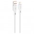 Καλώδιο Σύνδεσης USB 2.0 Foneng XS11 Braided USB A σε Lightning 2.1A 1m Λευκό