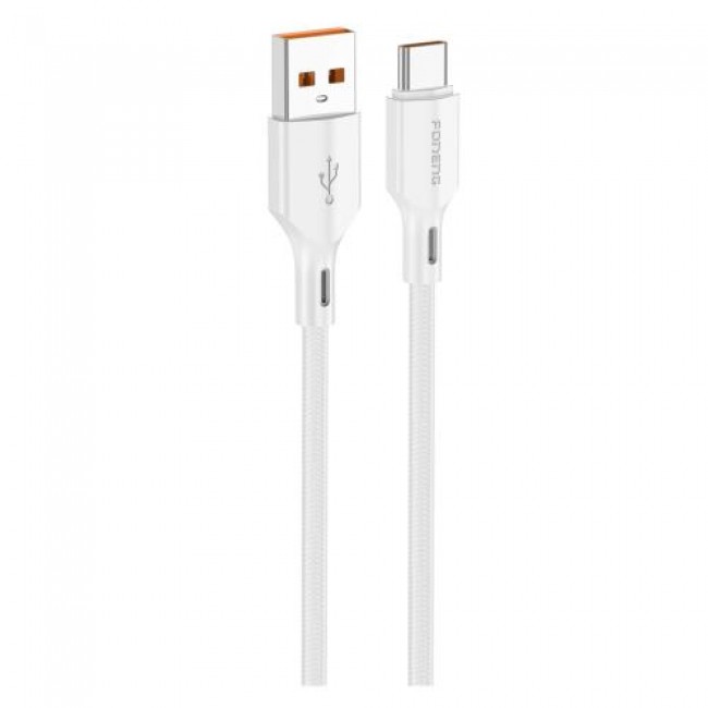 Καλώδιο Σύνδεσης USB 2.0 Foneng XS11 Braided USB A σε USB C 18W 1m Λευκό