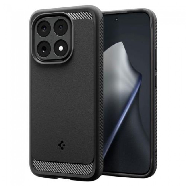 Θήκη Soft TPU Spigen Rugged Armor Xiaomi 15T 5G Μαύρο