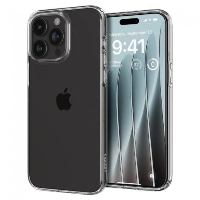 Θήκη TPU Spigen Liquid Crystal Apple iPhone 15 Pro Διάφανο