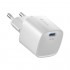 Φορτιστής Ταξιδίου Ταχείας Φόρτισης Devia RLC-545 Mini με Έξοδο USB C GaN PD 30W Extreme Λευκό
