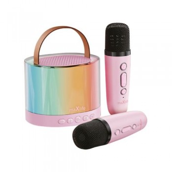 Φορητό Ηχείο Bluetooth Maxlife MXKS-200 με Λειτουργία Karaoke 5W Ροζ Φορητό Ηχείο Bluetooth Maxlife MXKS-200 με Λειτουργία Karaoke 5W Ροζ
