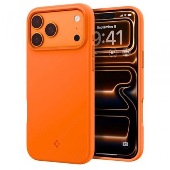 Θήκη Σιλικόνης Spigen Silicone Fit Magsafe Apple iPhone 17 Pro Max 5G Πορτοκαλί Θήκη Σιλικόνης Spigen Silicone Fit Magsafe Apple iPhone 17 Pro Max 5G Πορτοκαλί