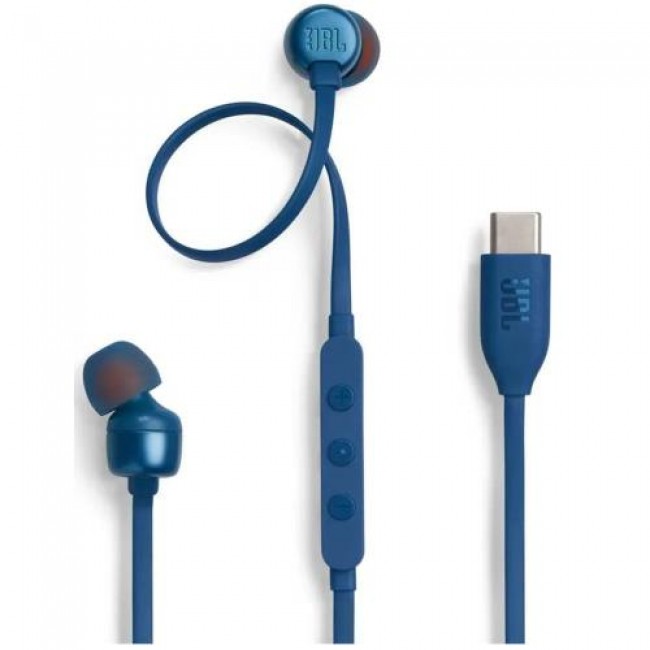 Hands Free Stereo JBL Tune T310C USB C Μπλε Hands Free Stereo JBL Tune T310C USB C Μπλε