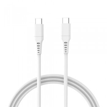 Καλώδιο Σύνδεσης USB 3.0 inos USB C σε USB C 60W 1m Λευκό
