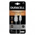 Καλώδιο Σύνδεσης USB 2.0 Duracell Braided Kevlar USB A σε MFI Lightning 12W 1m Λευκό