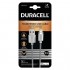 Καλώδιο Σύνδεσης USB 2.0 Duracell Braided Kevlar USB A σε MFI Lightning 15W 2m Λευκό