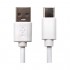 Καλώδιο Σύνδεσης USB 2.0 USB A σε USB C 10W 0.3m Λευκό (Ασυσκεύαστο)