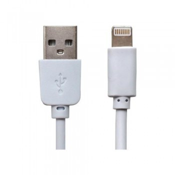Καλώδιο Σύνδεσης USB 2.0 USB A σε Lightning 10W 0.3m Λευκό (Ασυσκεύαστο)
