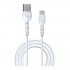 Καλώδιο Σύνδεσης USB 2.0 Devia EC145 USB A σε USB C 10.5W 1m Kintone Λευκό