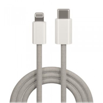 Καλώδιο Σύνδεσης USB 2.0 Maxlife MXUC-06 Braided USB C σε Lightning PD 20W 1m Γκρι