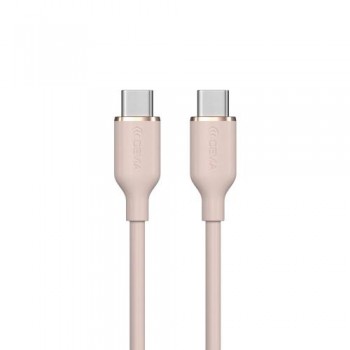 Καλώδιο Σύνδεσης USB 2.0 Devia EC632 USB C σε USB C PD 60W 1.2m Jelly Ροζ