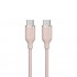 Καλώδιο Σύνδεσης USB 2.0 Devia EC632 USB C σε USB C PD 60W 1.2m Jelly Ροζ