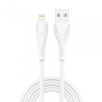 Καλώδιο Σύνδεσης USB 2.0 inos UltraCon USB A σε Lightning 12W 1m Λευκό