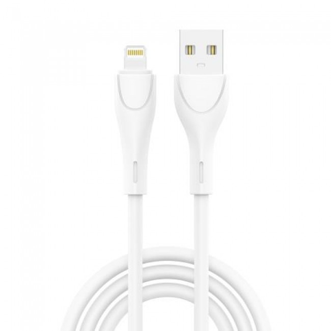 Καλώδιο Σύνδεσης USB 2.0 inos UltraCon USB A σε Lightning 12W 1m Λευκό