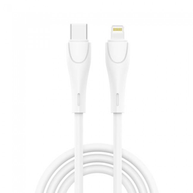 Καλώδιο Σύνδεσης USB 2.0 inos UltraCon USB C σε Lightning 20W 1m Λευκό