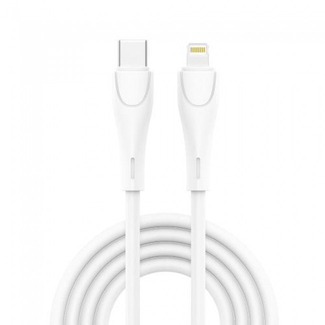 Καλώδιο Σύνδεσης USB 2.0 inos UltraCon USB C σε Lightning 20W 2m Λευκό
