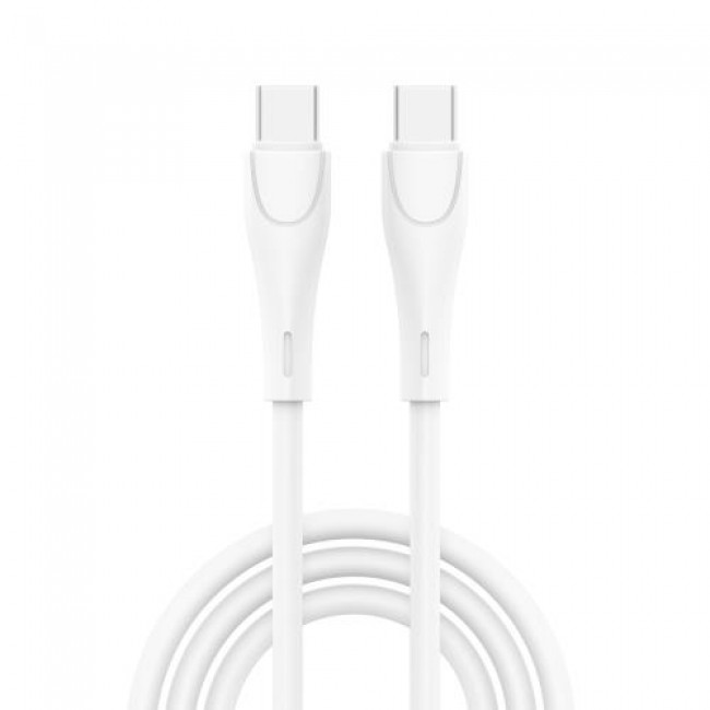 Καλώδιο Σύνδεσης USB 2.0 inos UltraCon USB C σε USB C 60W 1m Λευκό