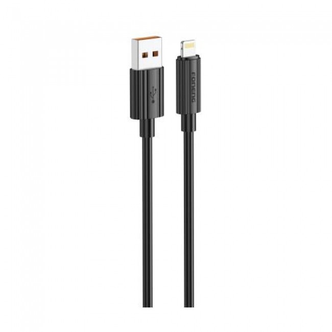 Καλώδιο Σύνδεσης USB 2.0 Foneng XS07 USB A σε Lightning 12W 2.4Α 1.2m Μαύρο