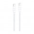 Καλώδιο Σύνδεσης USB 2.0 Foneng XS02 Braided USB C σε USB C 60W 1.2m Λευκό