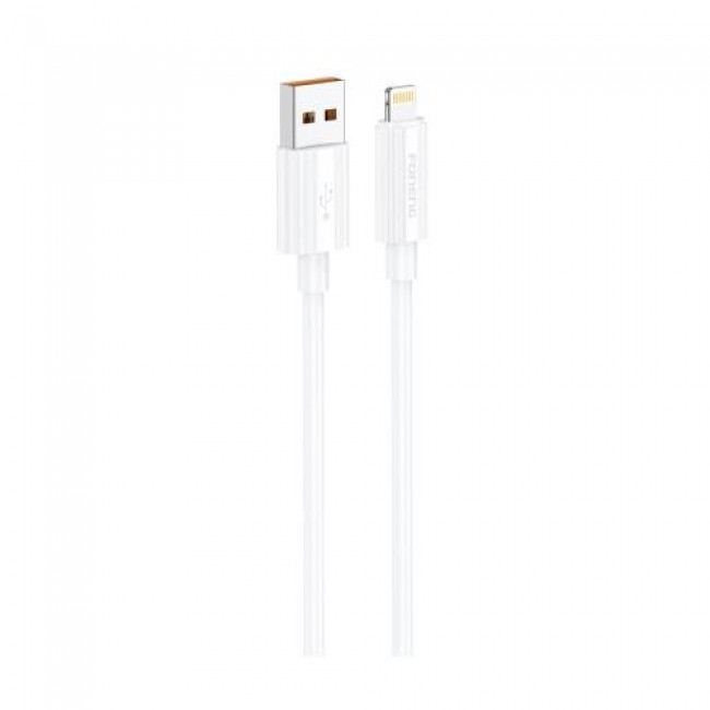 Καλώδιο Σύνδεσης USB 2.0 Foneng XS07 USB A σε Lightning 12W 2.4Α 1.2m Λευκό