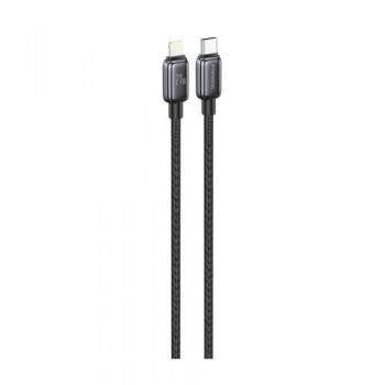 Καλώδιο Σύνδεσης USB 2.0 Foneng X119 Zinc Alloy Head Braided USB C σε Lightning PD 27W 1m Μαύρο