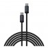 Καλώδιο Σύνδεσης USB 2.0 Devia EC646 USB C σε USB C PD 60W 3m Gracious Μαύρο