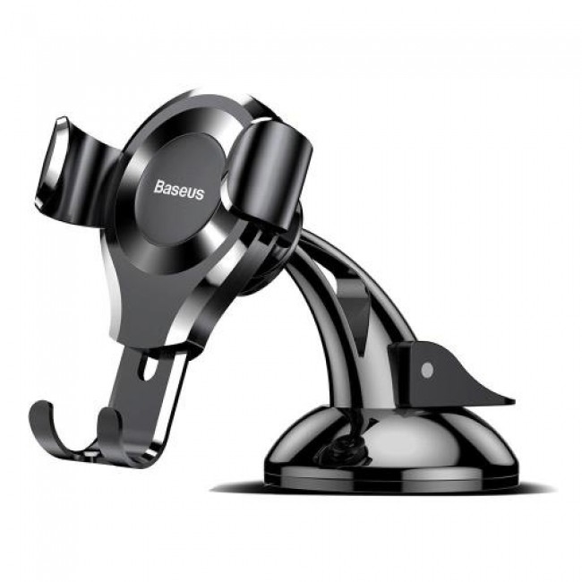 Universal Βάση Στήριξης Ταμπλό & Παρμπρίζ Αυτοκινήτου Baseus Osculum Gravity Μαύρο