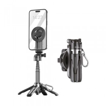 Ασύρματο Selfie Stick & Τρίποδο Blavec Coco Mini P05 Μαγνητικό με Τηλεχειριστήριο για Smartphones Πλάτους 60mm έως 95mm Μαύρο