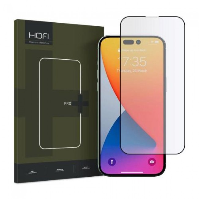 Tempered Glass Full Face Hofi Pro+ Apple iPhone 14 Pro Max Μαύρο (1 τεμ.) Tempered Glass Full Face Hofi Pro+ Apple iPhone 14 Pro Max Μαύρο (1 τεμ.)