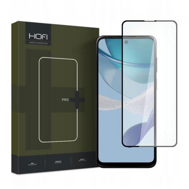 Tempered Glass Full Face Hofi Pro+ Motorola Moto G13/ G23/ G53 5G/ G73 5G Μαύρο (1 τεμ.)